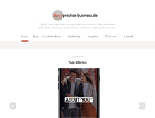Tablet Screenshot of best-practice-business.de